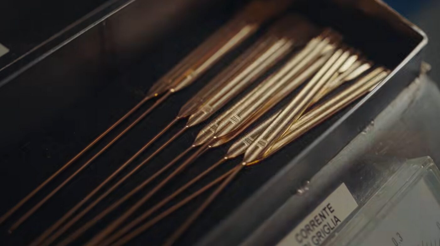 Core wires at the atelier in Cadore